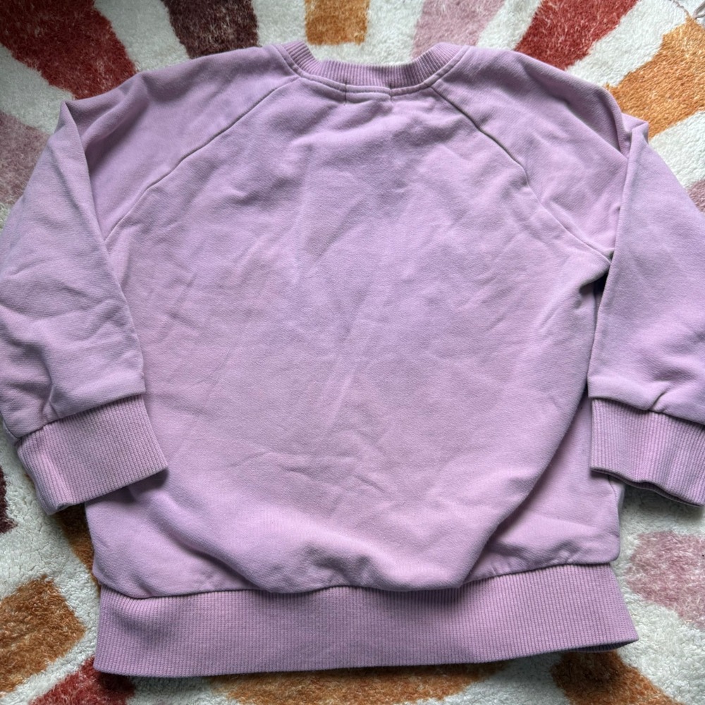 Jamie Kay Flora Embroidered Sweatshirt – Dusty Lilac Pink size 2 years 2y - Picture 4 of 5